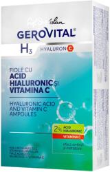 Farmec Fiole cu acid hialuronic si vitamina C H3 Hyaluronic C, 10*2 ml, Gerovital