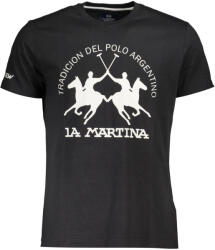 La Martina Férfi Rövid Ujjú Póló Fekete (xmr011js206_58fd02a_nero09999_l)