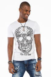 CIPO&BAXX CIPO & BAXX DIVATOS FÉRFI PÓLÓ CT502 WHITE (CT502white_XL)