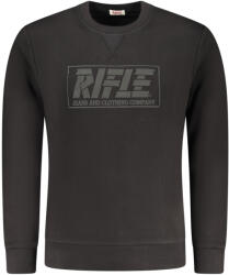 RIFLE Férfi Fekete Cipzáros Pulóver (rff415_nenero_xl)