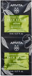 APIVITA Masca de fata exfolianta cu extract de masline, 2*8 ml, Apivita Masca de fata