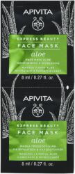 APIVITA Masca de fata hidratanta cu extract de aloe Express, 2*8 ml, Apivita Masca de fata