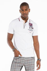 CIPO&BAXX Cipo & Baxx Divatos Férfi Póló Ct475 White (ct475white_xl)