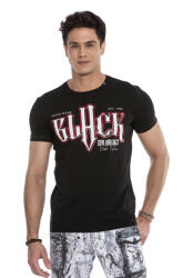 CIPO&BAXX Cipo & Baxx Divatos Férfi Póló Ct617 Black (ct617black_xl)