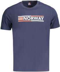 Norway 1963 Norvégia 1963 Férfi Rövid Ujjú Póló, Kék (866024_blnavy_l)