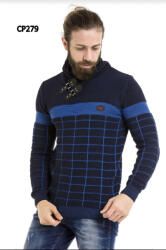 CIPO&BAXX Kötött Pulóver Cp279 (cp279_navy_blue_l)