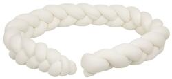 Bimbidreams Protecție împletită pentru pătuț Bimbidreams - Basics, 300 cm, White (8499000707910)