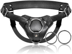 SuperLove Premium Strap-On Dildo Harness Black