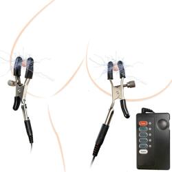 SuperLove E-Stim Nipple Clamps Set