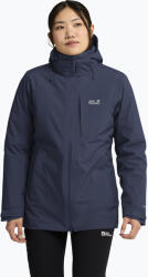 Jack Wolfskin Női 3 az 1-ben kabát Jack Wolfskin Hunberg 2 3IN1 midnight sky