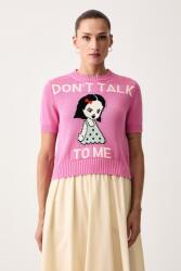 Max&Co Max&Co. tricou tricotat pentru femei din bumbac ARGENTO 9BY2-SWDYRR_30X (2626366071200)