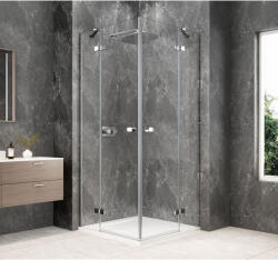 SAPHO GLOBE CHROME sarokbelépős zuhanykabin, 900x900mm, transparent üveg GB5990C (GB5990C)