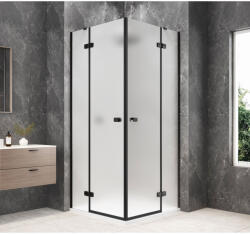 SAPHO GLOBE BLACK sarokbelépős zuhanykabin, 900x900mm, matt üveg GB5990MB (GB5990MB)