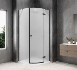 SAPHO GLOBE GUN METAL íves zuhanykabin, 900x900mm, jobbos, matt üveg GB2690MRGM (GB2690MRGM)