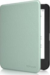 TYPEC Husă tip carte compatibilă cu Kobo Clara Colour / BW / 2E (ecran 6"), funcție Auto Sleep/Wake, închidere magnetică, protecție completă, Verde Agave
