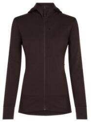icebreaker Merino 260 Quantum IV LS Zip Hoodie Women Hanorac BITTERSWEET XS