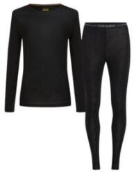 Icebreaker Merino 175 Everyday LS Crewe and Leggings Set Women Set BLACK S