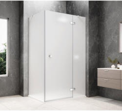SAPHO GLOBE CHROME nyílóajtó oldalfallal, 800x900mm, jobbos, matt üveg GB1080-3315MRC (GB1080-3315MRC)