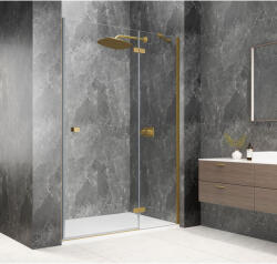 SAPHO GLOBE GOLD MATT nyíló ajtó, 1000mm, jobbos, transzparent üveg GB1010RG (GB1010RG)