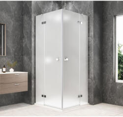 SAPHO GLOBE CHROME sarokbelépős zuhanykabin, 800x800mm, matt üveg GB5880MC (GB5880MC)