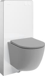 Mexen Lena set exterior WC cadru pneumatic Tex Air G cu vas WC și capac cu închidere lentă, gri deschis mat (615030224061A-20)