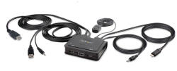  C2-h46-uac-cbl-kvm 2-port Hybrid Cable Kvm Switch (c2-h46-uac-cbl-kvm)