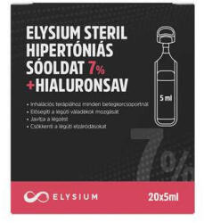  Elysium Steril 7%-os Hipertóniás Sóoldat+hialuronsav Natrium-klorid (20 X 5 Ml/doboz - doktorpatika