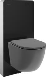 Mexen Lena WC falon kívüli készlet pneumatikus Tex Air G vázzal, WC csészével és lassan záródó ülőkével, (615030224071A-70)