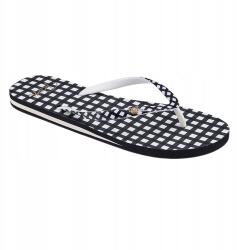 Roxy Fekete-fehér Kockás Női Flip-flop Papucs 37 6GA Nyárra