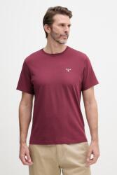 Barbour basic férfi pamut ESSENTIALS - burgundia XL