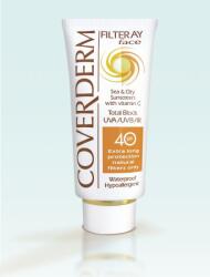 Coverderm Filteray Face SPF40 50 ml- Fényvédő krém Arcra SPF40 3 árnyalat 50ml - smaragd-gyogyszertar