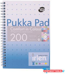 Pukka Pad Spirálfüzet, A5, vonalas, 100 lap, PUKKA PAD "Irlen Jotta Turquise (PUPIRJA5) - nyomtassotthon