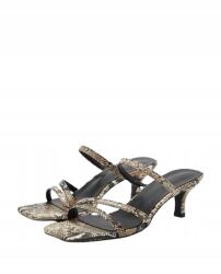 Shein Elegáns Női Flip-flop Papucs Kígyóbőr Mintás Lapos 37 1HA