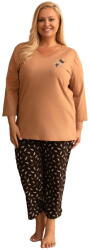 Regina pijama de damă 4029 bej: 4XL (34560 4XL)