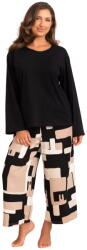 Regina pijama de damă 4021 negru: L (34574 L)