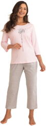 Regina pijama de damă 4017 roz: 3XL (34583 3XL)
