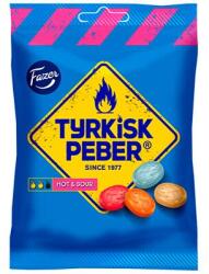 Fazer Tyrkisk Peber csípős és savanykás, gyömbéres, gyümölcsös ízű cukorka 150 g (27899)