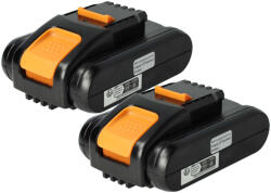 VHBW 2 db Rockwell RW9351.1 / Worx Li-ion akkumulátor - 2000 mAh, 20 V (889008641)