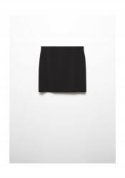 Mango Fekete Egyszerű Mini Női Szoknya Divatos Elegáns Stílusos XL 5GA (67087133-99/Black)