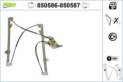 VALEO Mecanism actionare geam VALEO 850587 (850587)