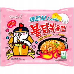 Samyang Instant ramen tészta Samyang Buldak Carbo Hot Chicken Ramen 130 g (K 1455)