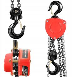 Steinberg Systems Kézi Láncos Csörlő 2000 Kg 6M Acél Fék Műhelybe (4909963704962)