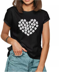 LOGOSTORE Kutya Mancs Mintás Női Póló L-es Méret