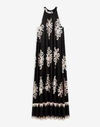 Bonprix B. p. c Ruha Maxi Boho Viszkóz Állvány Azték MINTÁS__44/46
