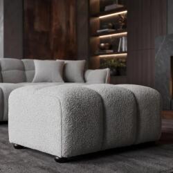 IV Interior Concept Taburete, Suport picioare CLOUD 100cm, material boucle gri (A-44175 VC)