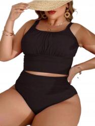 Shein Plus Size Női Bikini Fürdőruha Fekete 46-OS 7C