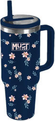 Must Team Pahar Termos Oțel inoxidabil 900ml Floral cu Pai 000587165 (000587165)