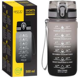 4FIZJO Sticlă de apă cu scală temporală 0, 5 L - 4fizjo - 36,90 RON