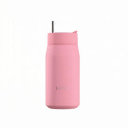 Estia Home Art Lens Save The Aegean Pahar Termos Oțel Inoxidabil Fără BPA 360ml Rose cu Pai 01-42868 (01-42868)