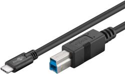 Goobay Cablu USB 3.0 type C tata la USB B 3.0 1m 5Gbit s negru 67986 Goobay (67986)